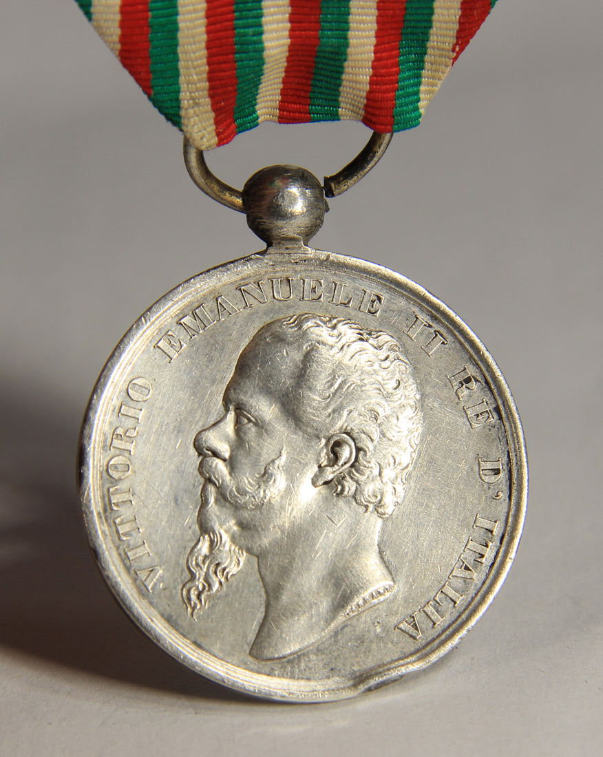 Italy 1865 Commemorative Medal Of The Unity Of Italy - Silver - Rarest Version  L019489