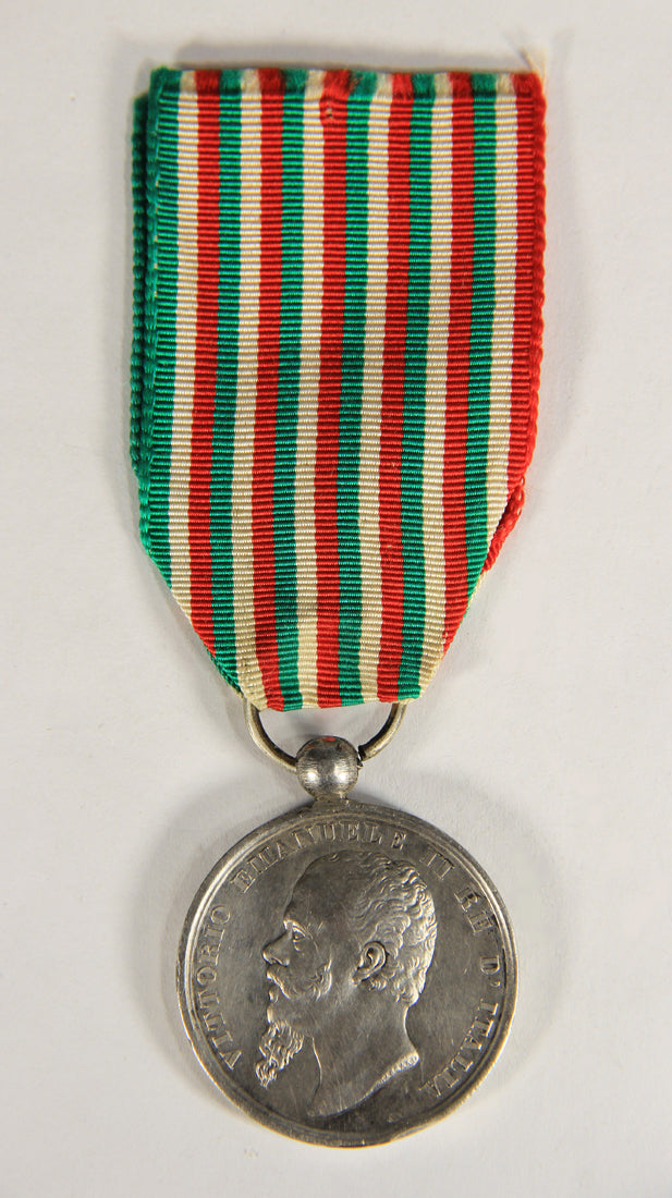 Italy 1865 Commemorative Medal Of The Unity Of Italy - Silver - Rarest Version  L019489