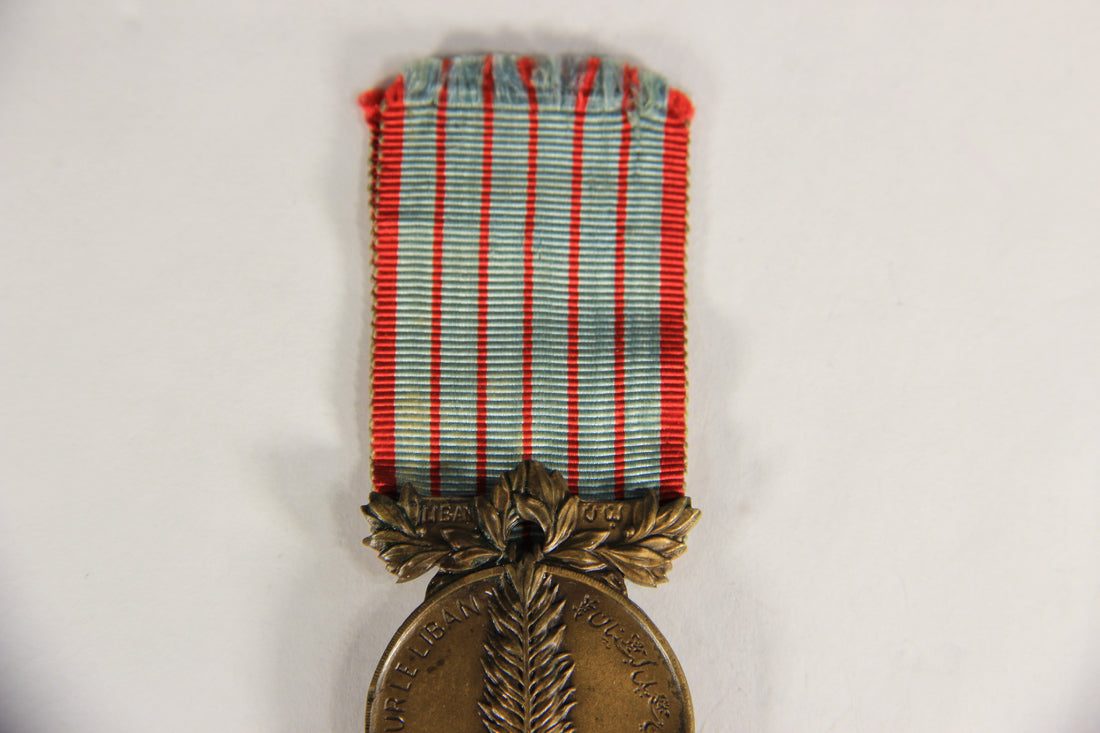 Lebanon 1926 WWI Commem. Medal Establishment & Defense Of Greater Lebanon Type 2 L019490