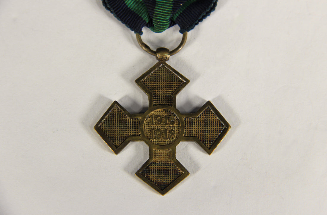 Romania 1916-1918 WWI Medal Commemorative War Cross - Bronze L019492