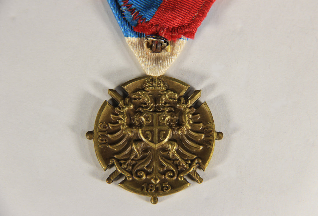 Serbia 1920 WWI Medal Commemorative Cross 1914-18 War Of Liberation And Union L019493