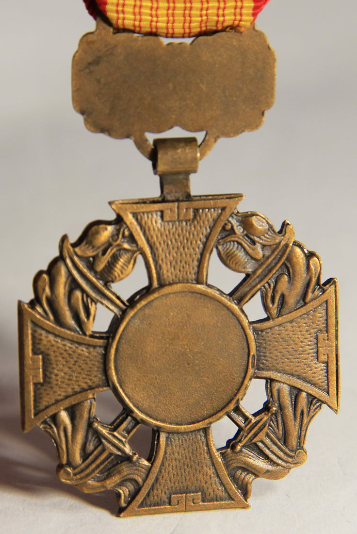 South Vietnam 1950 War Medal - Gallantry Cross - Bronze - Croix De Vaillance L019494