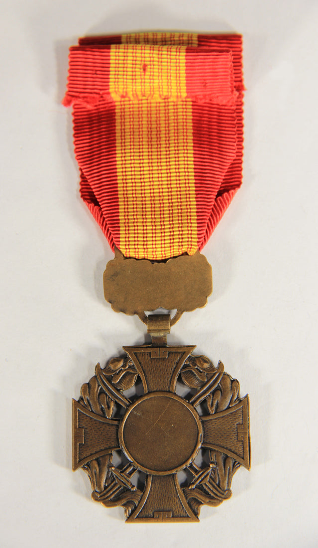 South Vietnam 1950 War Medal - Gallantry Cross - Bronze - Croix De Vaillance L019494