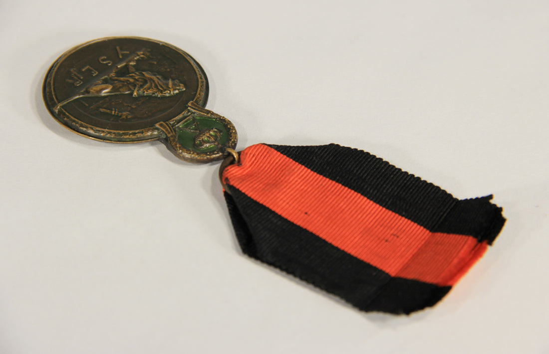 Belgium 1918 WWI Yser Medal - Médaille De L'Yser - Medaille Van De Ijser - Bronze L019495
