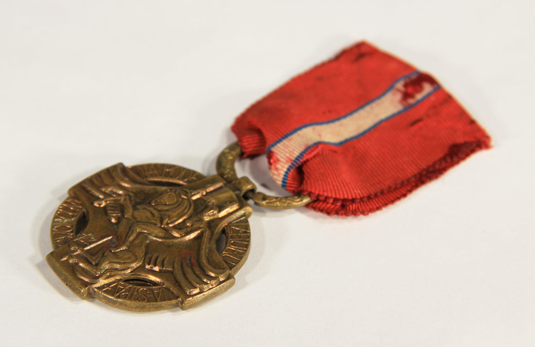 Czechoslovakia 1918 WWI Revolutionary Cross - Croix De La Révolution - Bronze L019496