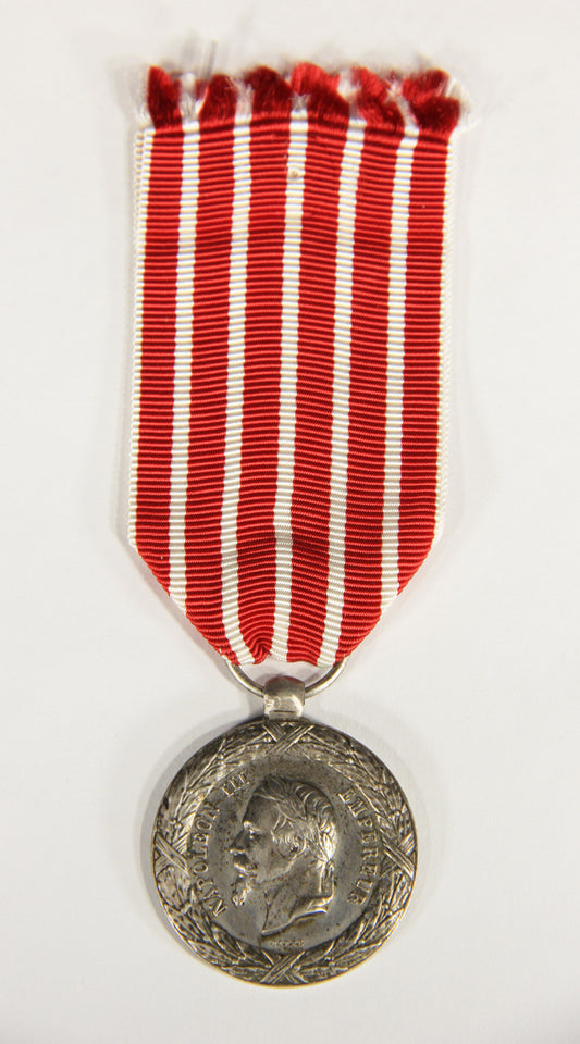 France 1859 Médaille Commémorative De La Campagne D'Italie - Silver L019497