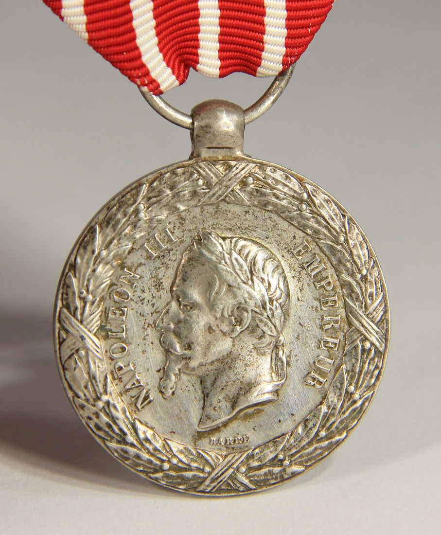 France 1859 Médaille Commémorative De La Campagne D'Italie - Silver L019497