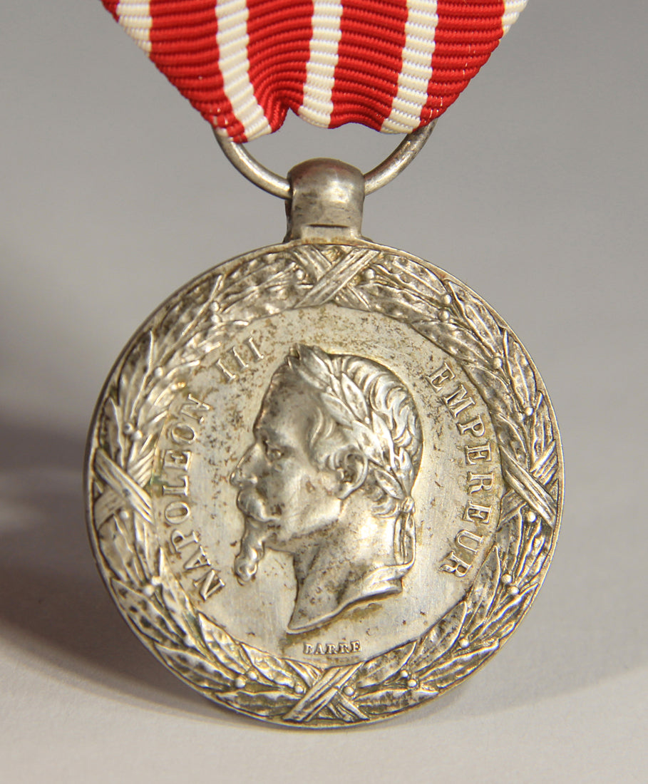 France 1859 Médaille Commémorative De La Campagne D'Italie - Silver L019497