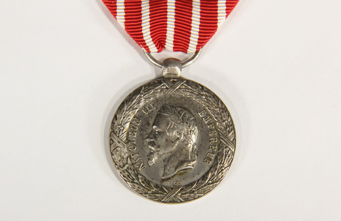 France 1859 Médaille Commémorative De La Campagne D'Italie - Silver L019497