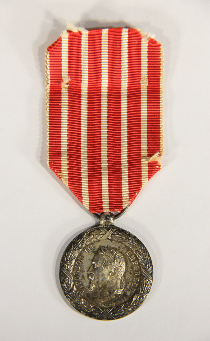 France 1859 Médaille Commémorative De La Campagne D'Italie - Silver L019498