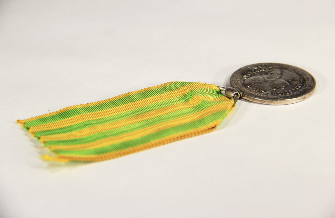 France 1885 Médaille Commémorative Du Tonkin - Troupes De Marine 7 Batailles - Silver L019502