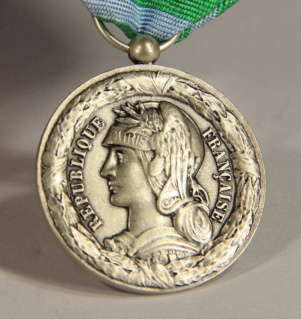France 1886 Médaille Commémorative De Madagascar 1ère Expédition .950 Silver L019503