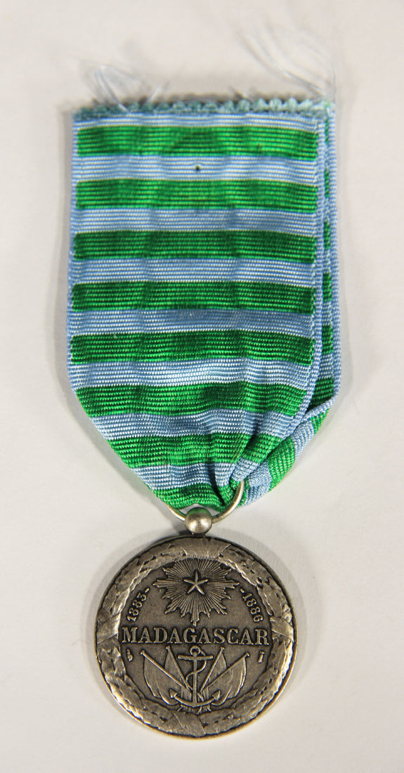 France 1886 Médaille Commémorative De Madagascar 1ère Expédition .950 Silver L019503