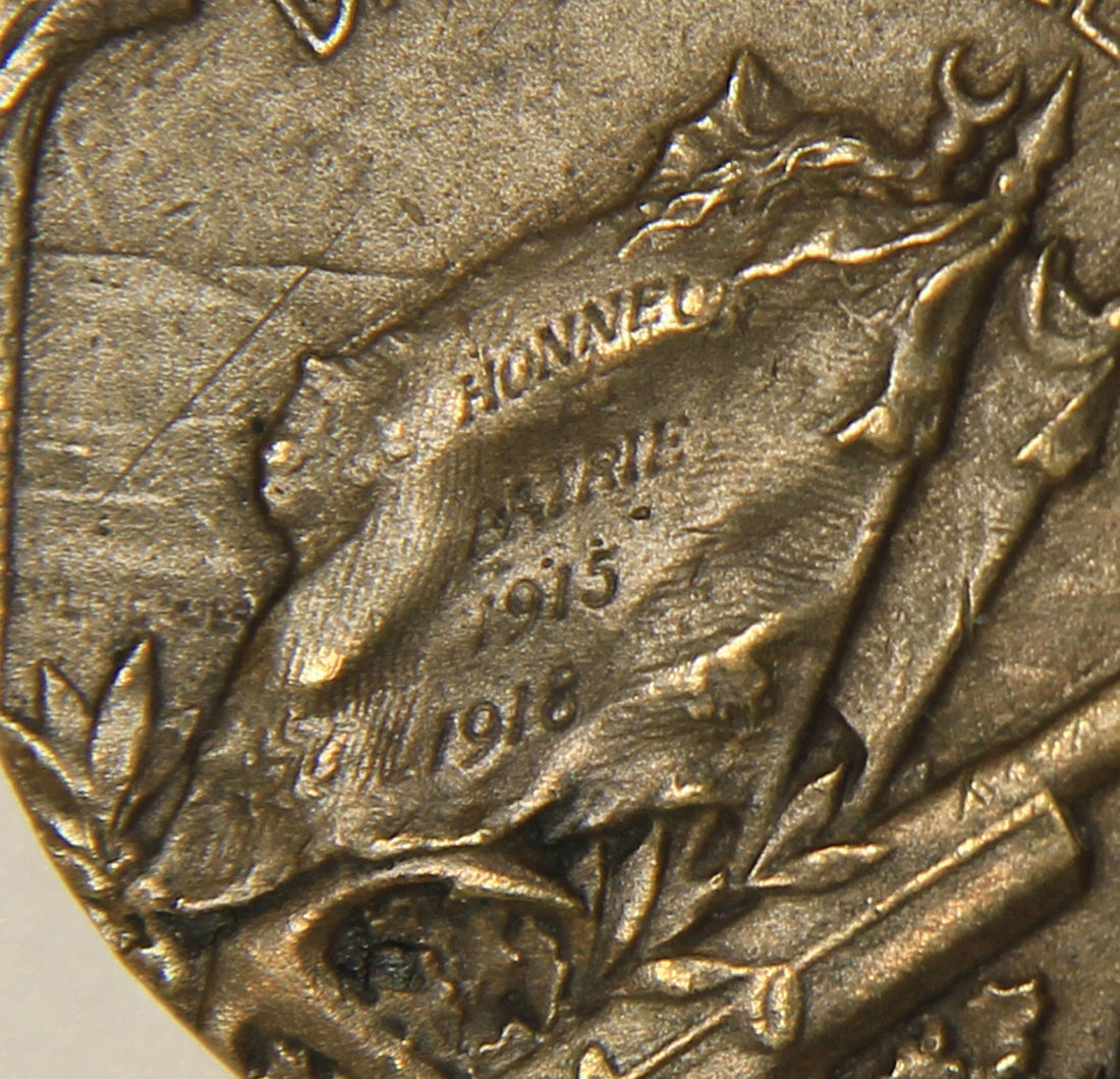 France 1926 WWI Médaille Commémorative Des Dardanelles - Bronze L019509