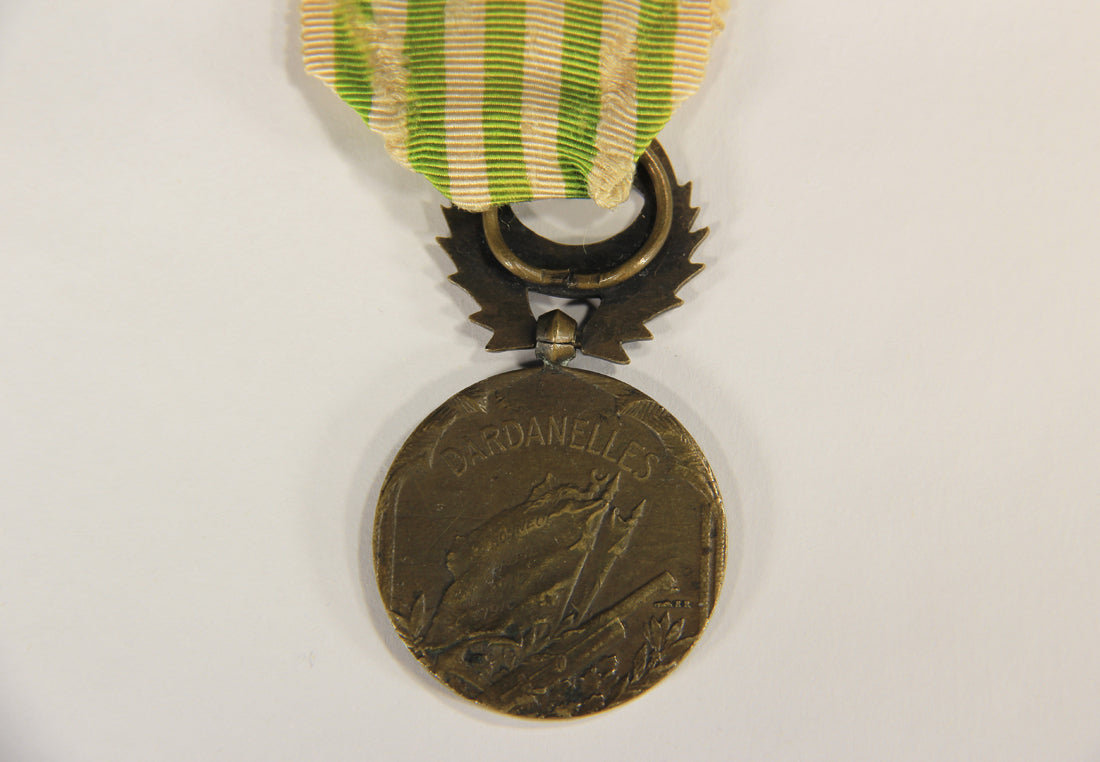 France 1926 WWI Médaille Commémorative Des Dardanelles - Bronze L019509