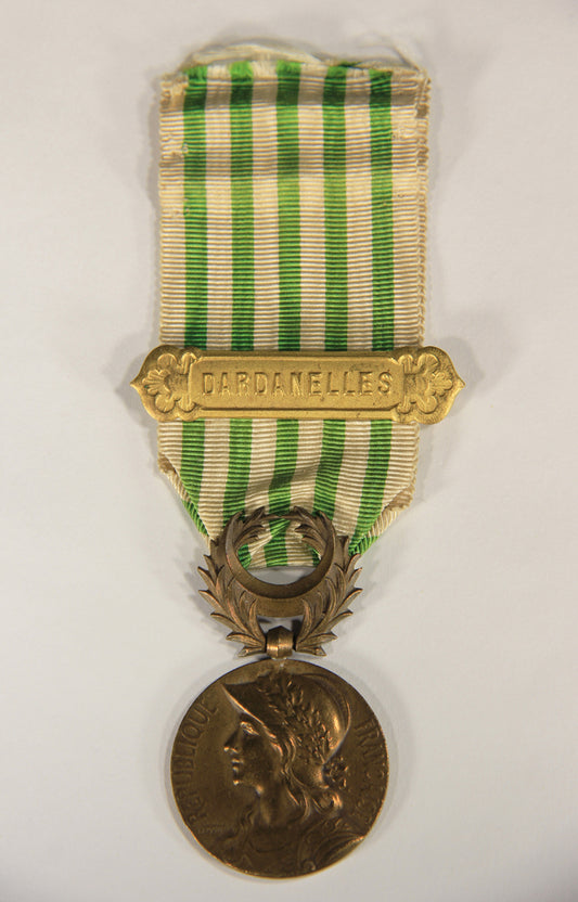 France 1926 WWI Médaille Commémorative Des Dardanelles With Clasp - Bronze L019510