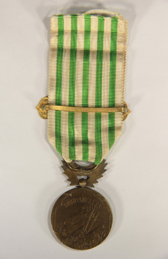 France 1926 WWI Médaille Commémorative Des Dardanelles With Clasp - Bronze L019510