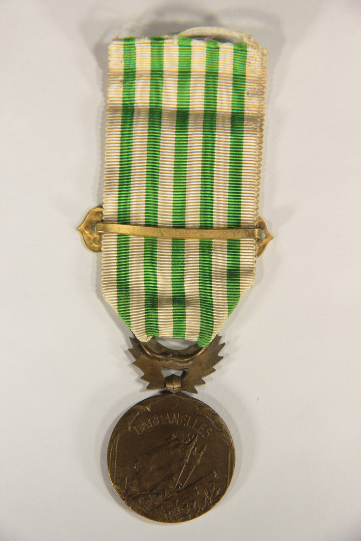 France 1926 WWI Médaille Commémorative Des Dardanelles With Clasp - Bronze L019510