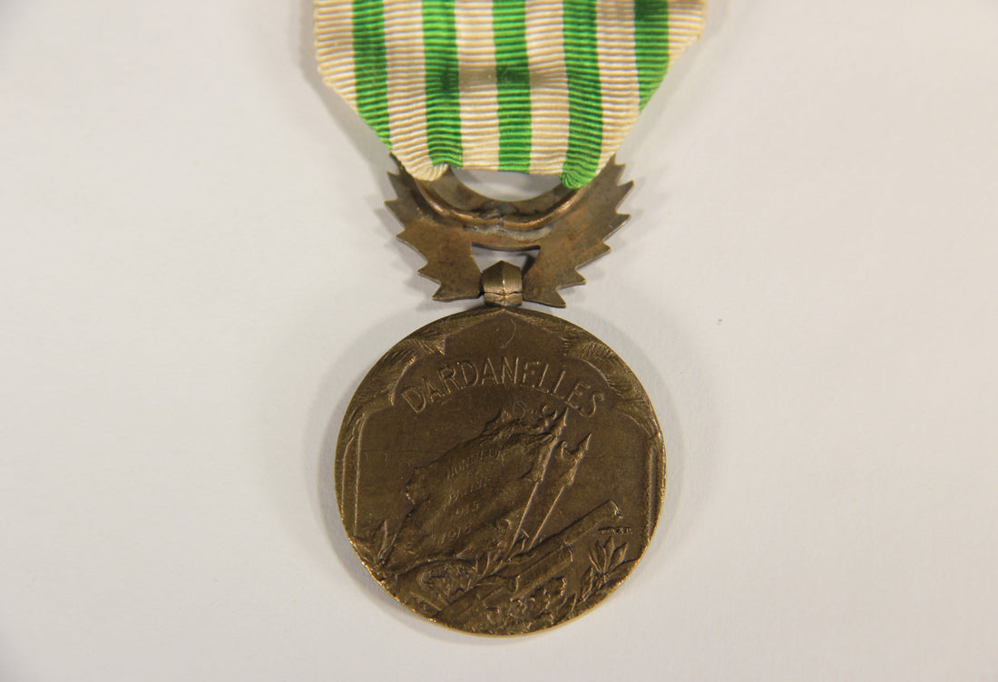 France 1926 WWI Médaille Commémorative Des Dardanelles With Clasp - Bronze L019510