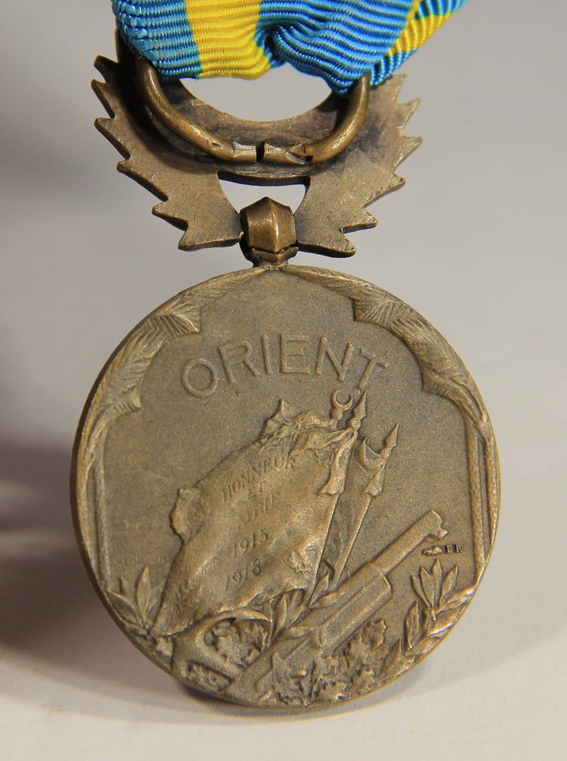 France 1926 WWI Médaille Commémorative D'Orient - Bronze L019511