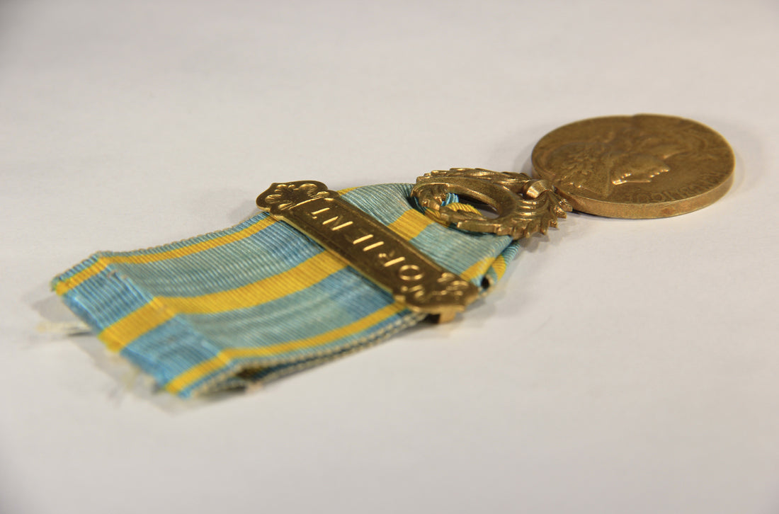France 1926 WWI Médaille Commémorative D'Orient With Clasp - Gilded Bronze L019512