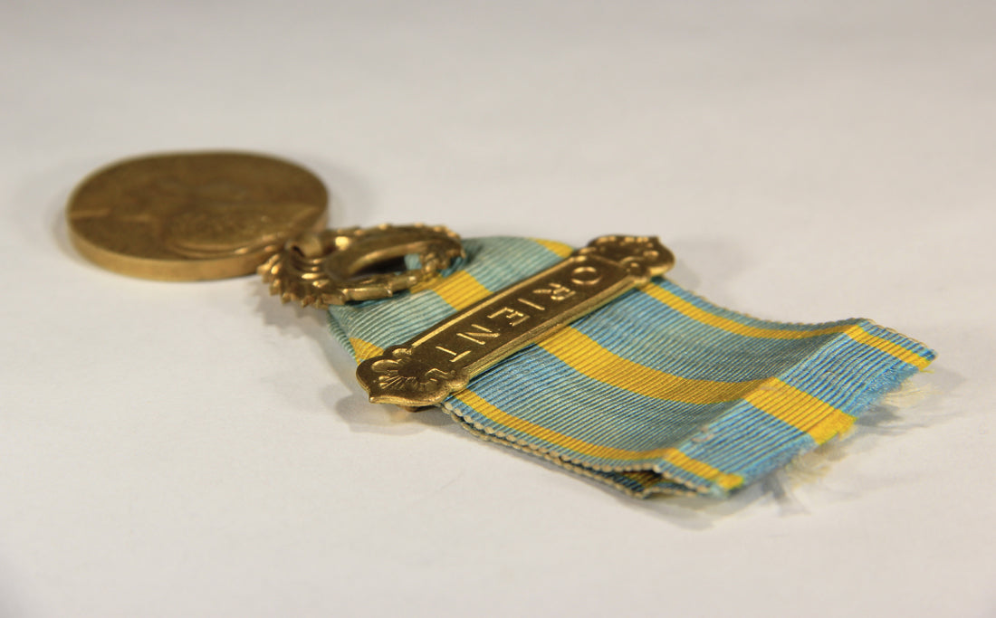 France 1926 WWI Médaille Commémorative D'Orient With Clasp - Gilded Bronze L019512