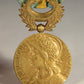 France 1926 WWI Médaille Commémorative D'Orient With Clasp - Gilded Bronze L019512