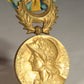 France 1926 WWI Médaille Commémorative D'Orient With Clasp - Gilded Bronze L019512