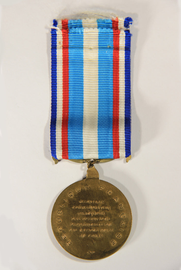 France 1952 Médaille Des Opération Des Nations Unies En Corée - Bronze L019513