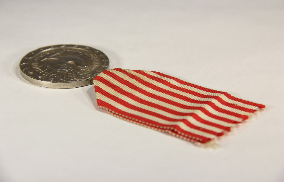 France 1953 WWII Médaille Commémorative Campagne D'Italie - Bronze Silver Plated L019514