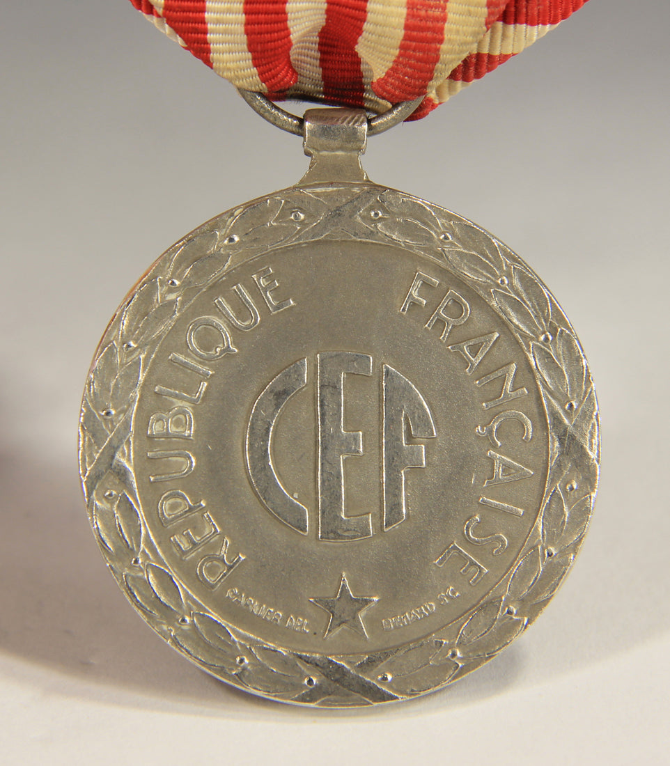 France 1953 WWII Médaille Commémorative Campagne D'Italie - Bronze Silver Plated L019514