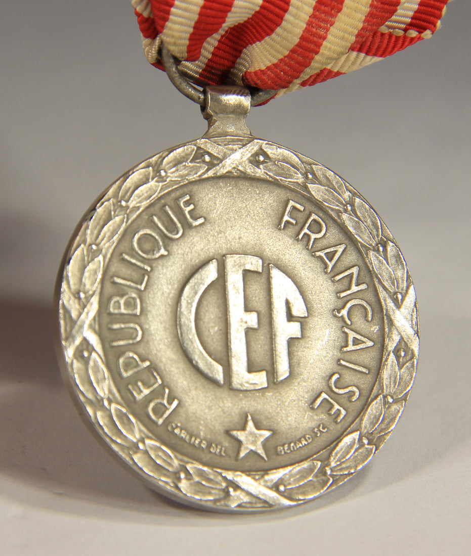 France 1953 WWII Médaille Commémorative Campagne D'Italie - Bronze Silver Plated L019514