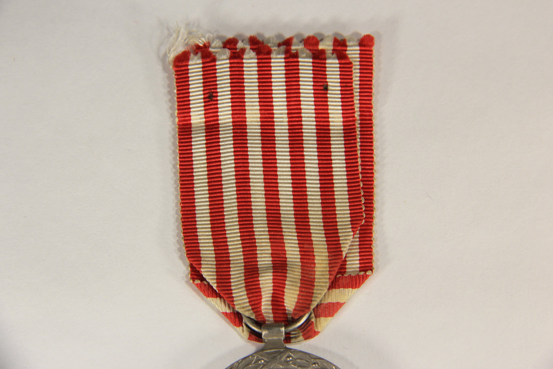 France 1953 WWII Médaille Commémorative Campagne D'Italie - Bronze Silver Plated L019514