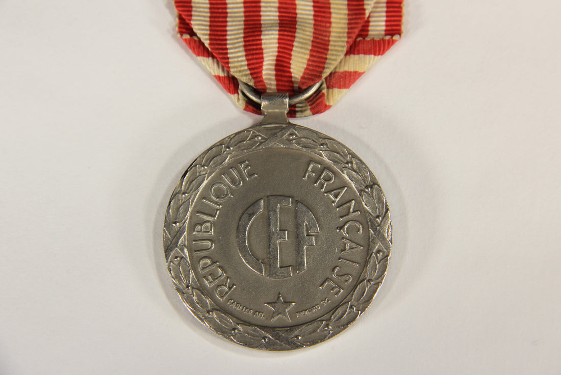 France 1953 WWII Médaille Commémorative Campagne D'Italie - Bronze Silver Plated L019514