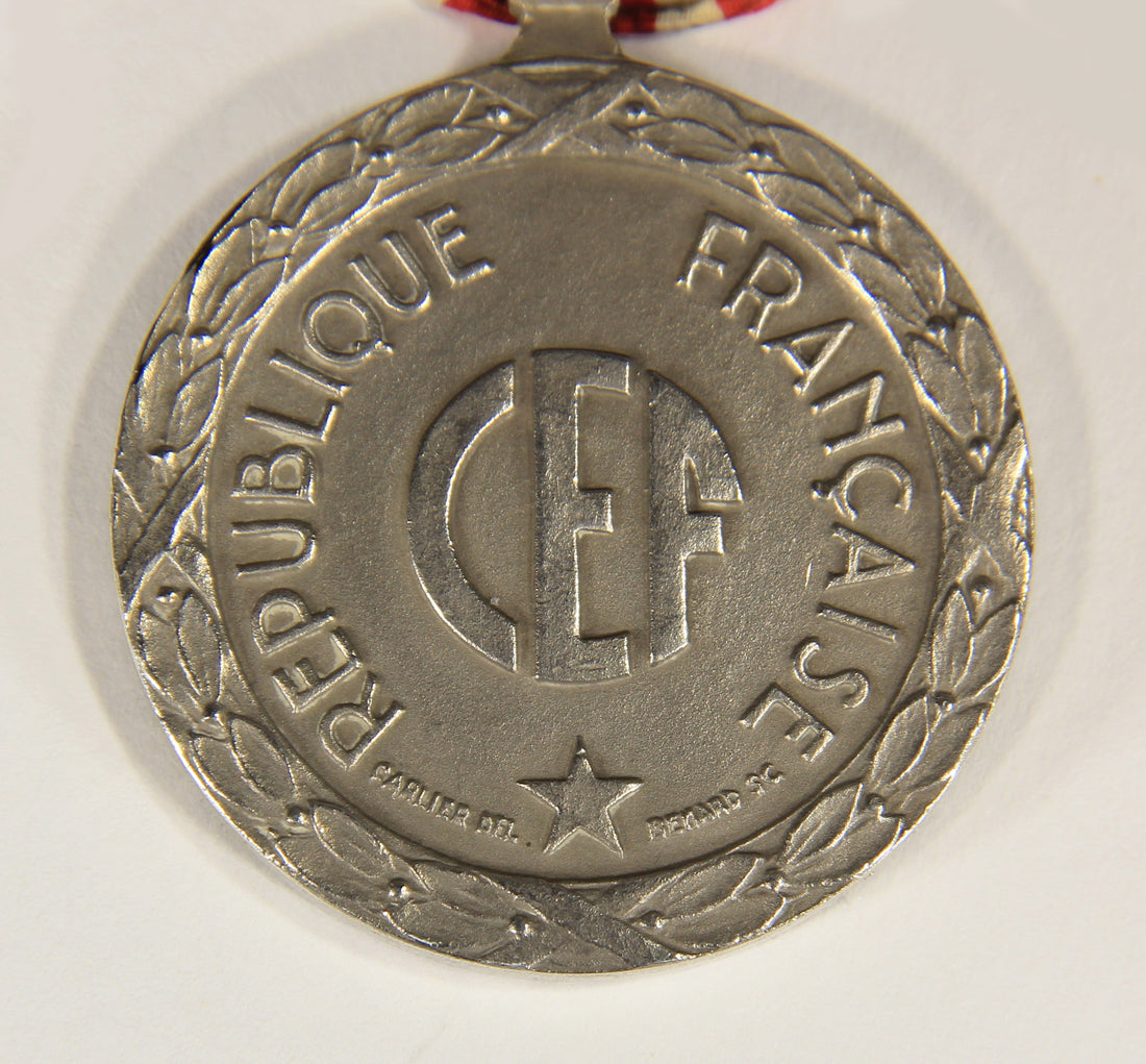 France 1953 WWII Médaille Commémorative Campagne D'Italie - Bronze Silver Plated L019514