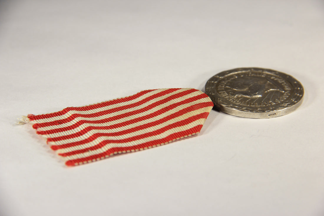 France 1953 WWII Médaille Commémorative Campagne D'Italie - Bronze Silver Plated L019514