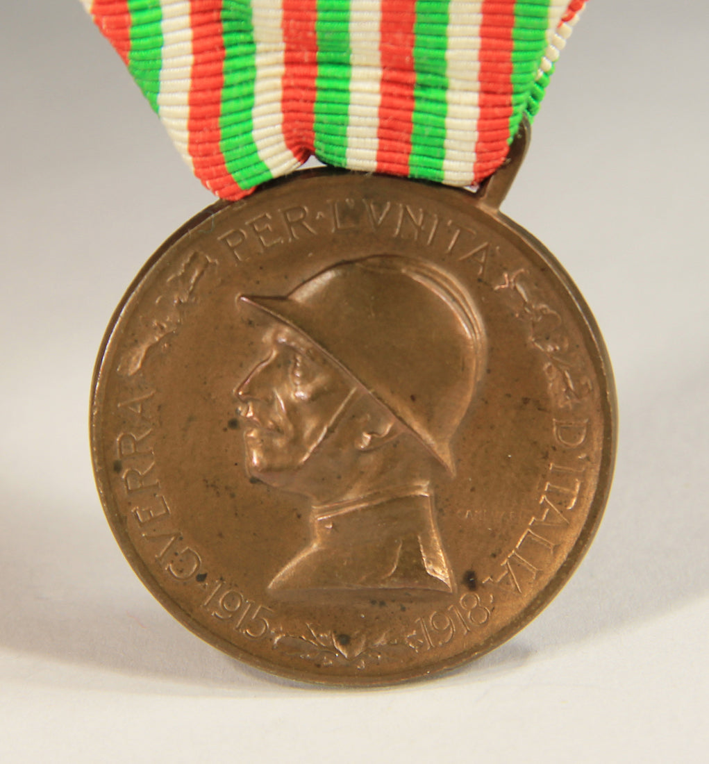 Italy 1920 WWI Commemorative Medal For The Italo-Austrian War 1915-1918 Bronze L019518