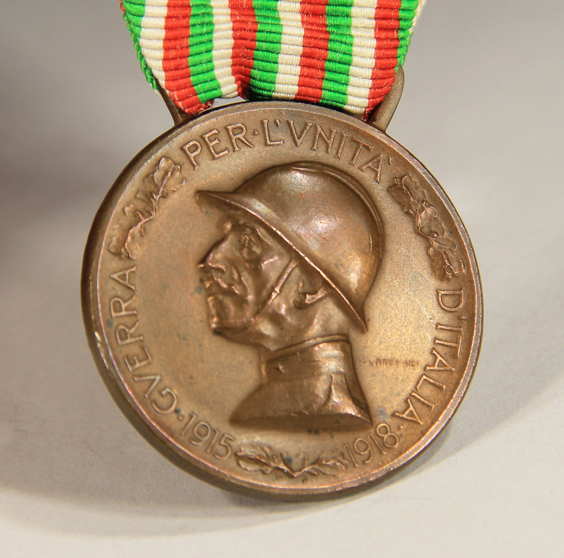 Italy 1920 WWI Commemorative Medal For The Italo-Austrian War 1915-1918 Bronze L019518