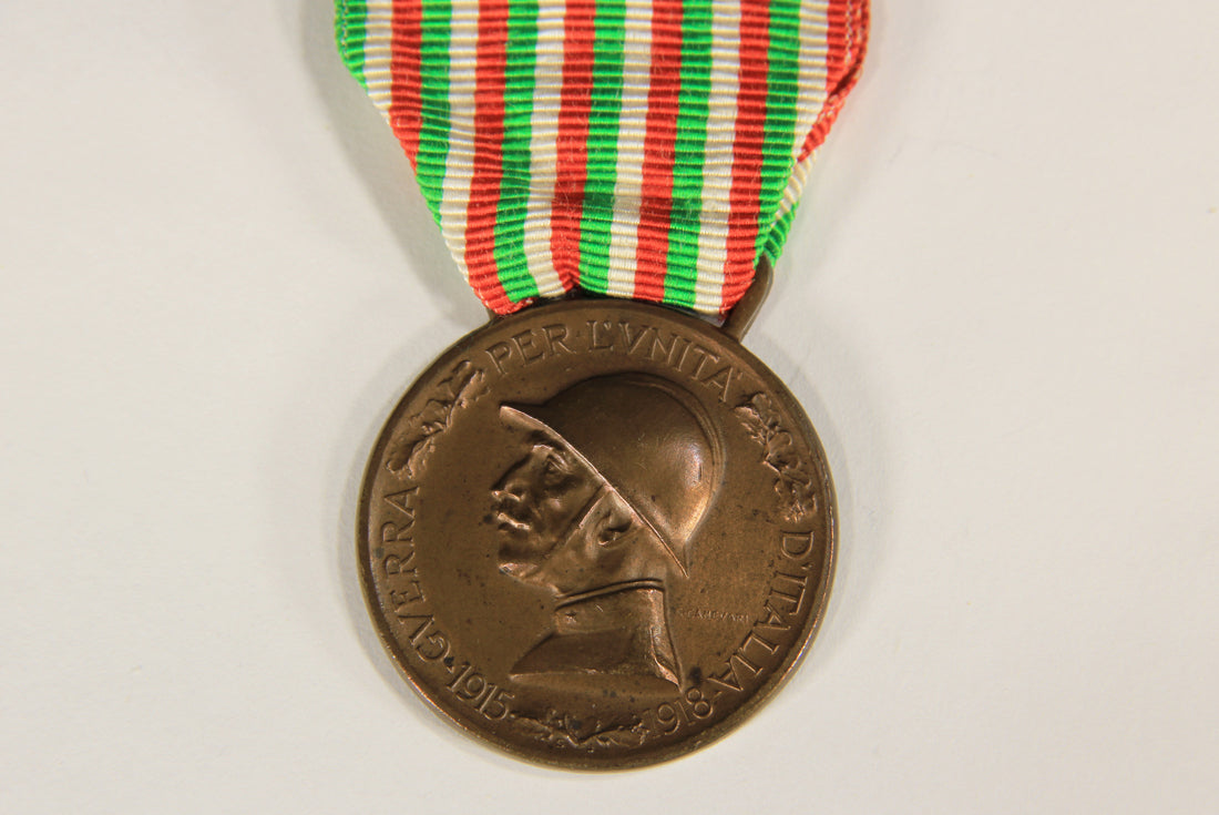 Italy 1920 WWI Commemorative Medal For The Italo-Austrian War 1915-1918 Bronze L019518