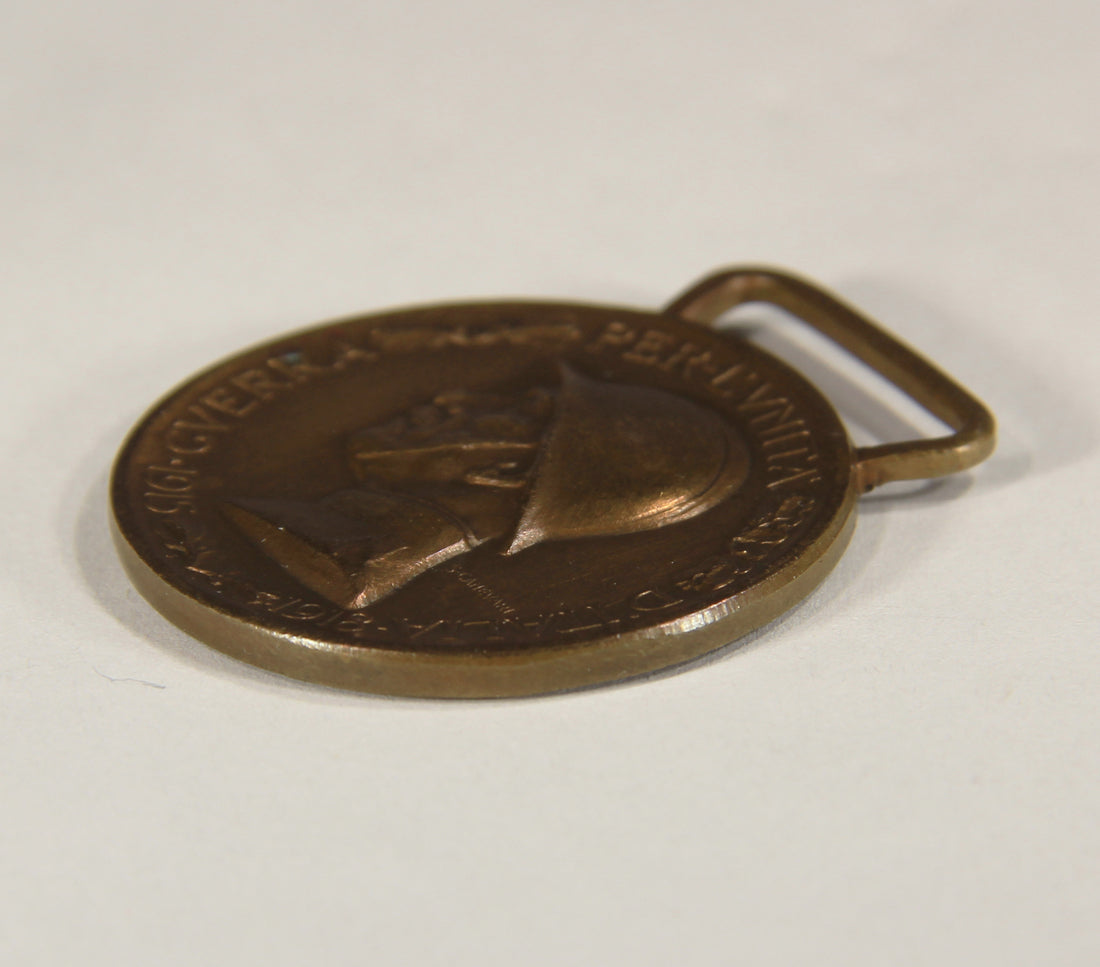 Italy 1920 WWI Commemorative Medal For The Italo-Austrian War 1915-1918 Bronze L019519