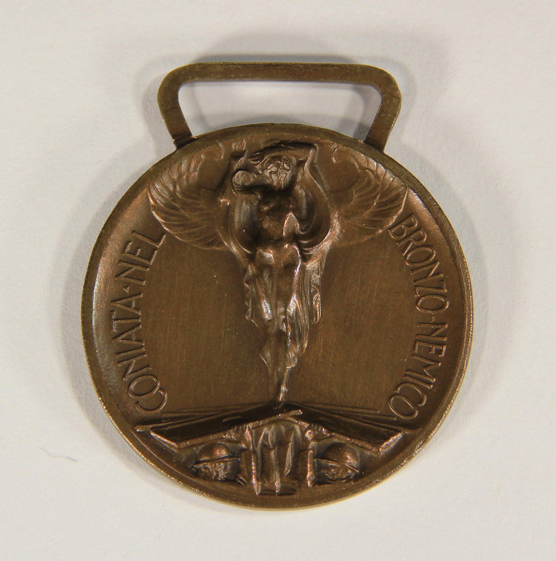 Italy 1920 WWI Commemorative Medal For The Italo-Austrian War 1915-1918 Bronze L019519