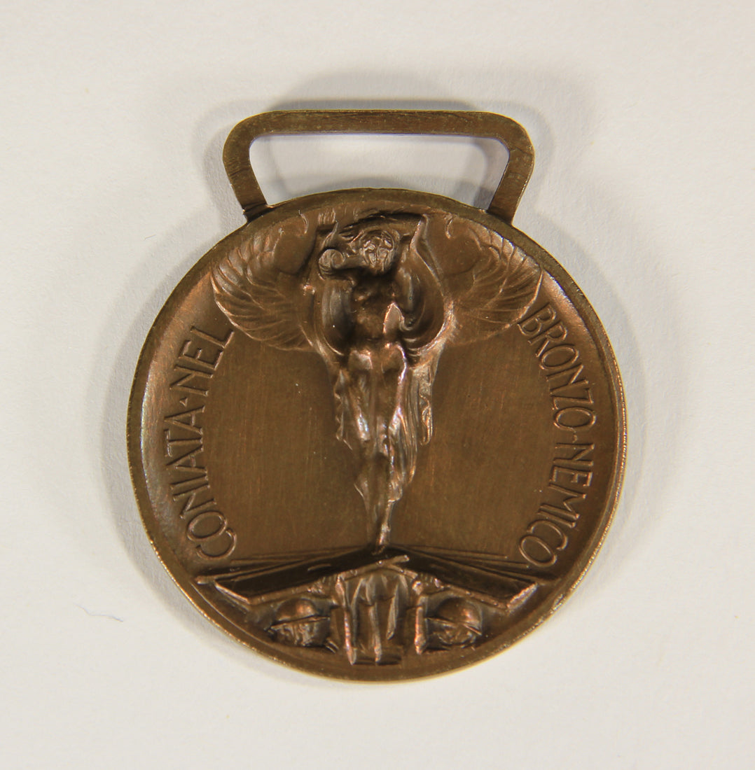 Italy 1920 WWI Commemorative Medal For The Italo-Austrian War 1915-1918 Bronze L019519