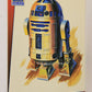 Star Wars Galaxy 1993 Topps Trading Card #12 R2-D2 Artwork ENG L019527
