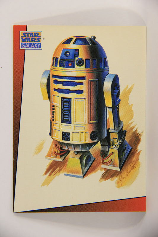 Star Wars Galaxy 1993 Topps Trading Card #12 R2-D2 Artwork ENG L019527