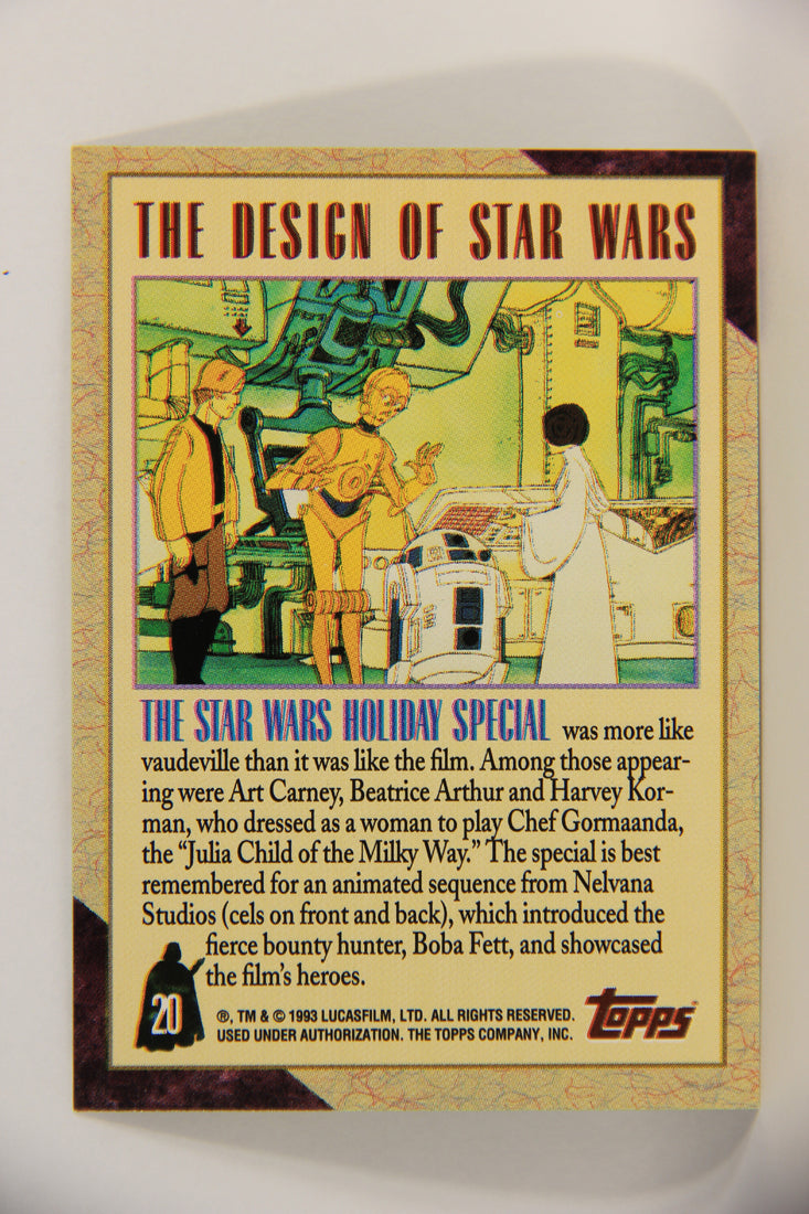 Star Wars Galaxy 1994 Trading Card #20 The Star Wars Holiday Special Artwork L019530
