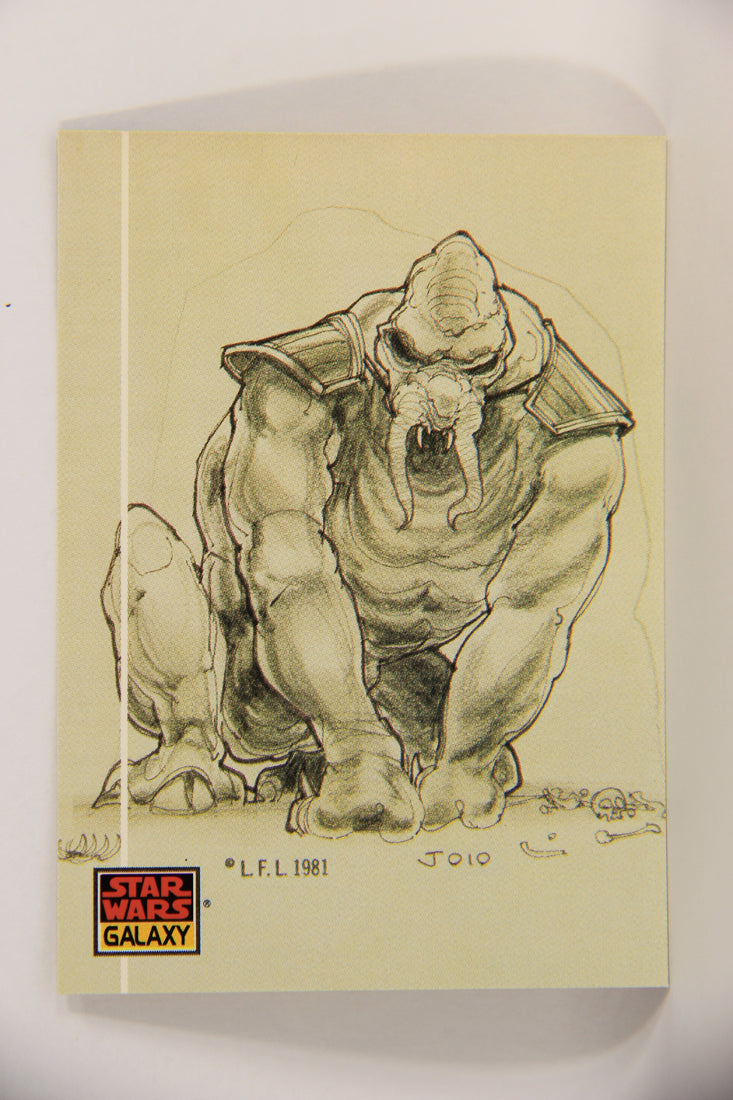 Star Wars Galaxy 1993 Topps Trading Card #38 Creature Collaboration ENG L019535