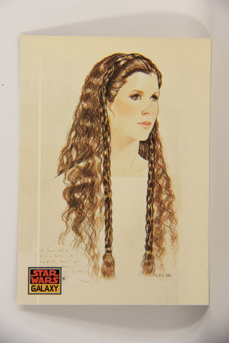Star Wars Galaxy 1993 Topps Trading Card #39 Princess Leia's Hair ENG L019536