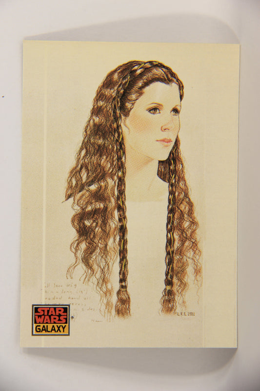Star Wars Galaxy 1993 Topps Trading Card #39 Princess Leia's Hair ENG L019536