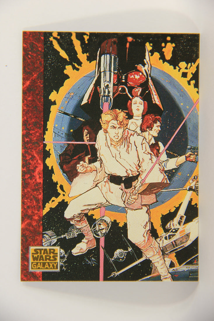 Star Wars Galaxy 1993 Topps Card #48 Cartoonist Howard Chaykin Artwork ENG L019542
