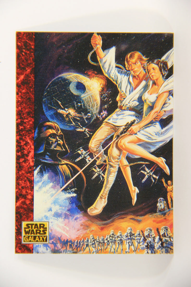 Star Wars Galaxy 1993 Topps Card #53 The Continuing Success Artwork ENG L019544